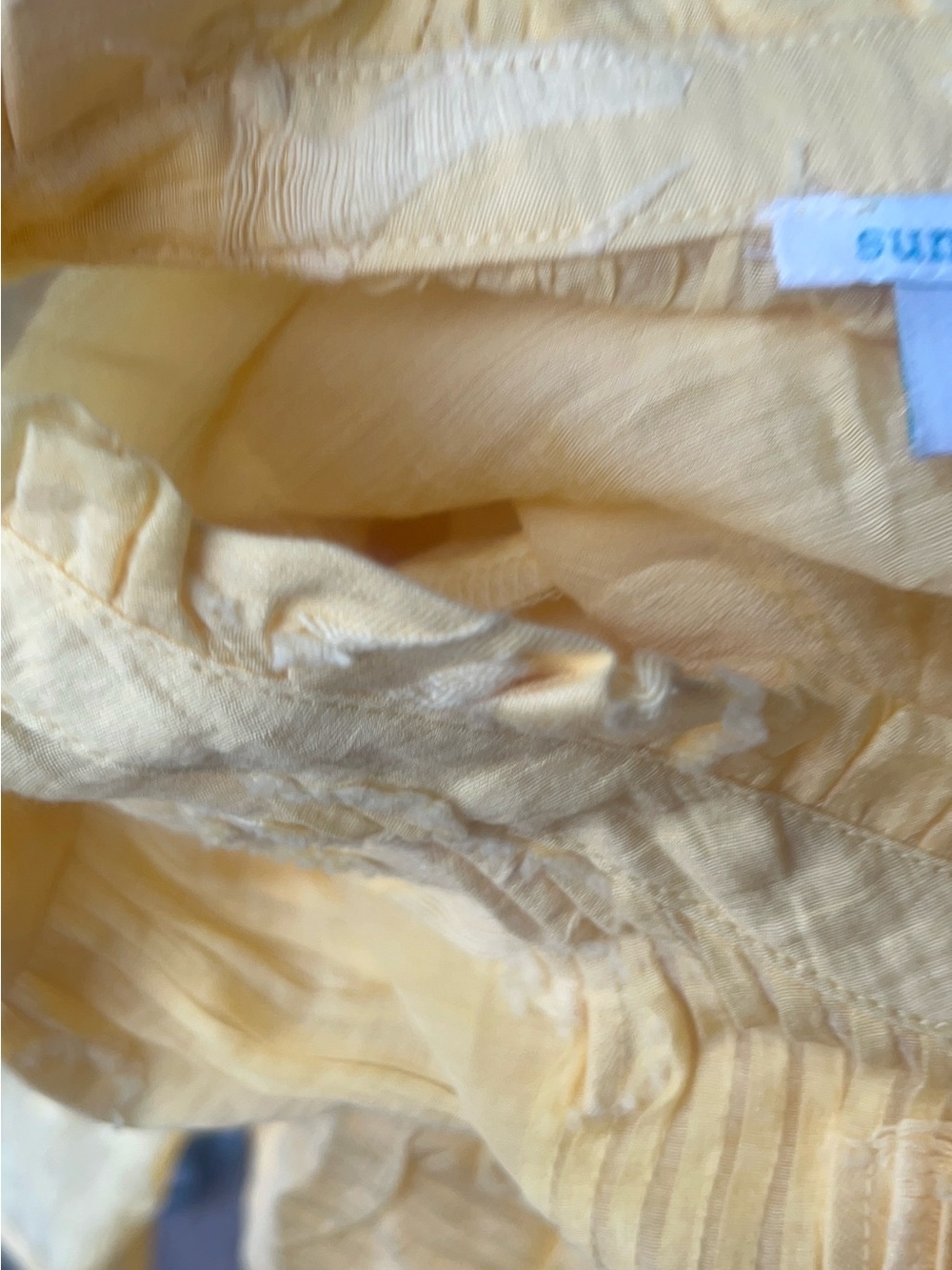 Sundance Yellow Floral Tiered Midi Dress - Picture 6 of 8
